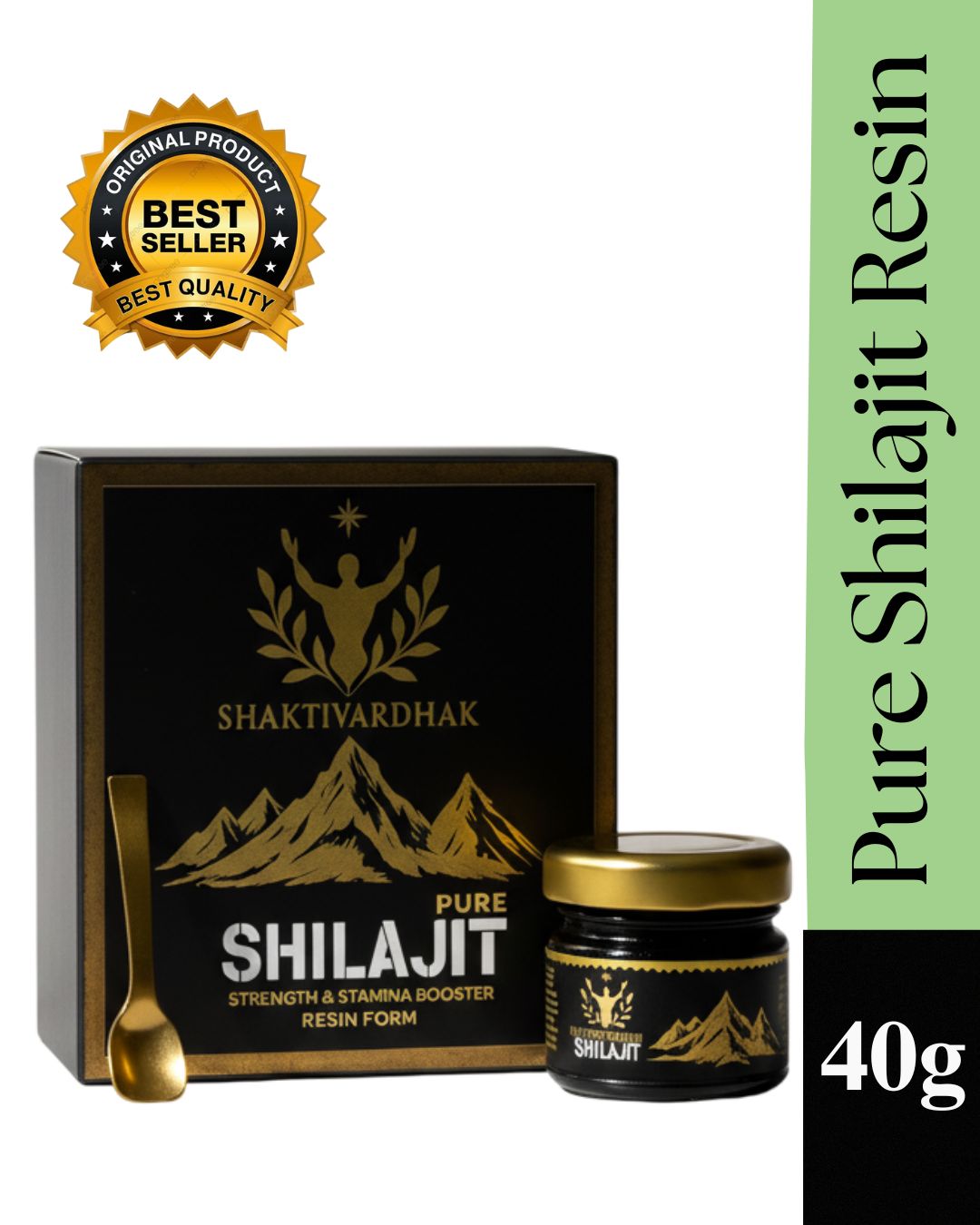 Pure Himalayan Shilajit Resin – 40g